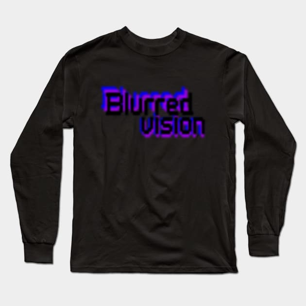 Colorful Blurred Vision Long Sleeve T-Shirt by stefy